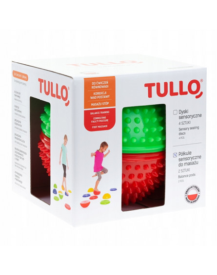 Tullo - Zestaw półkul sensorycznych 2szt