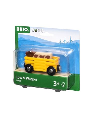 BRIO World Wagon z Krową