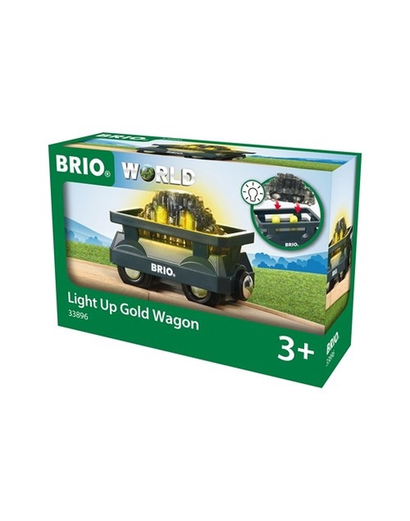 BRIO World Świecący Wagon ze Złotem