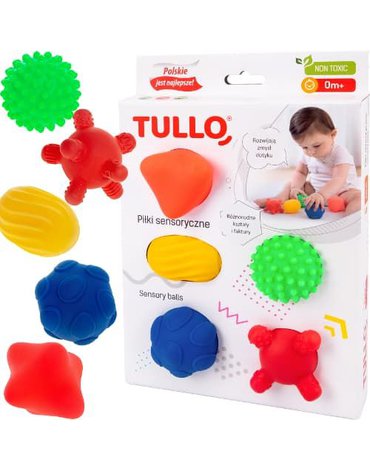 Piłki sensoryczne 5 sztuk - Tullo
