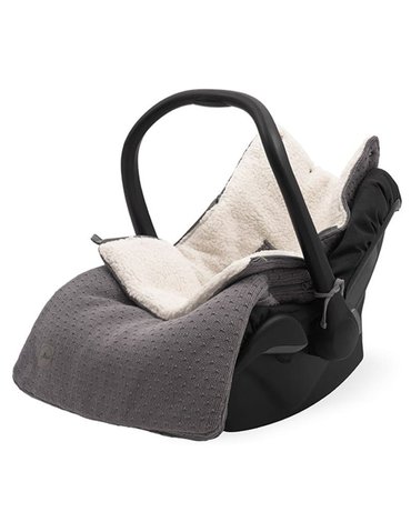 Jollein - Baby & Kids - Jollein - Śpiworek oddychający do wózka i fotelika Bliss Knit STORM GREY