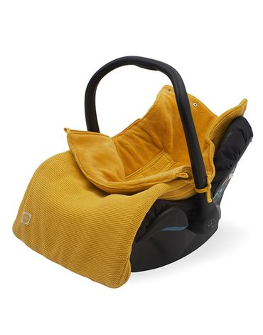Jollein - Baby & Kids - Jollein - Śpiworek oddychający do wózka i fotelika Basic Knit OCHER