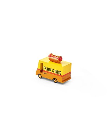 Candylab Drewniany Samochód Hot Dog Van