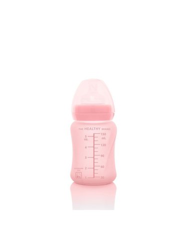 Szklana butelka 150 ml, różowa, Everyday Baby