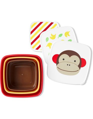 Skip Hop - Zestaw pudełek Zoo Małpa
