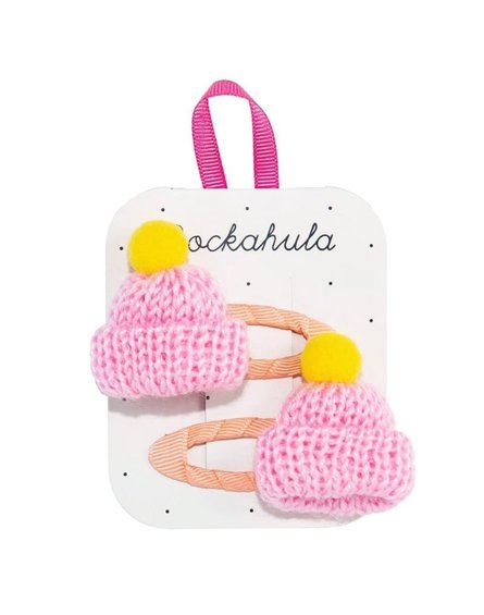 Rockahula Kids - spinki do włosów Knitted Bobble Hat