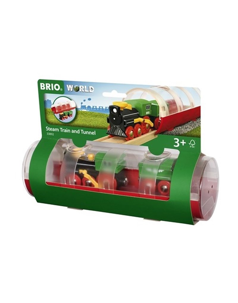 BRIO World Pociąg Parowy z Tunelem