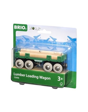 BRIO World Wagon z Drewnem