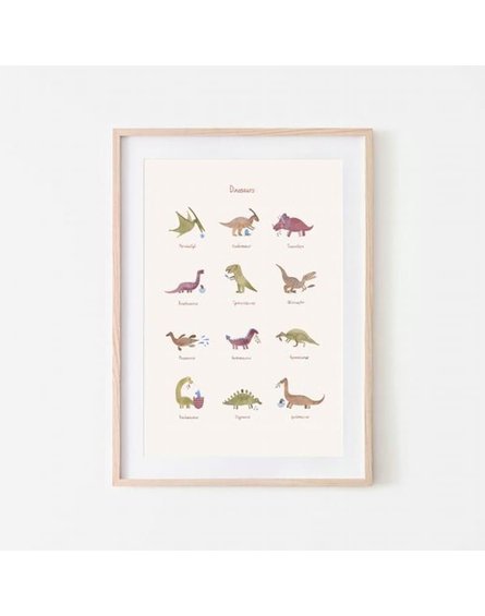Mushie - Plakat Dinosaurs Large