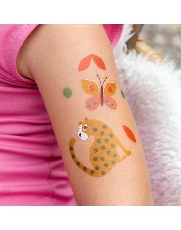 Tatuaże zmywalne dla dzieci, Dzikie zwierzęta, Rex London