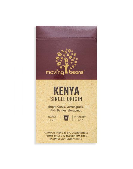 Moving Beans, Kawa w kapsułkach kompostowalnych Kenya Single Origin, 10 szt.