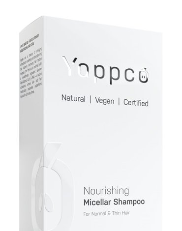 Yappco, Micelarny, odżywczy szampon do włosów normalnych i cienkich, 200ml
