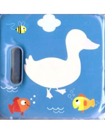 Yoyo Books - Magiczna książeczka kąpielowa z piszczałką-kaczka