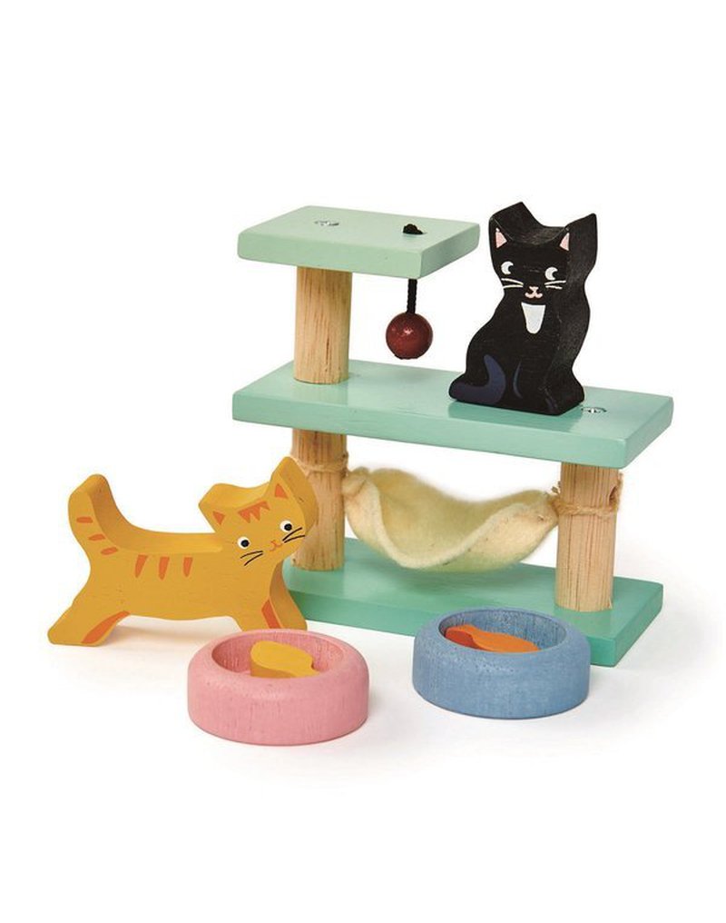 Drewniane figurki do zabawy - kotki, Tender Leaf Toys tender leaf toys