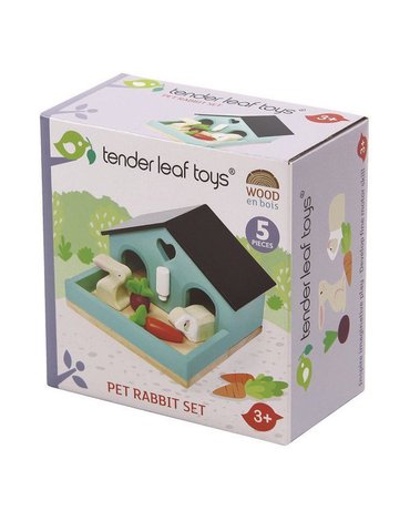 Drewniane figurki do zabawy - króliczki, Tender Leaf Toys tender leaf toys