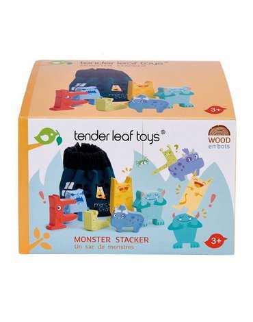Drewniana gra zręcznościowa - Wesołe Potwory, Tender Leaf Toys tender leaf toys