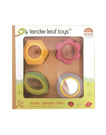 Drewniana zabawka sensoryczna - Kwiaty - zabawka optyczna, Tender Leaf Toys tender leaf toys