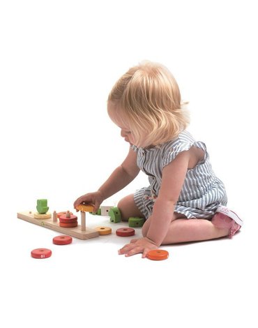 Drewniana zabawka - Królik i liczenie marchewek, Tender Leaf Toys tender leaf toys