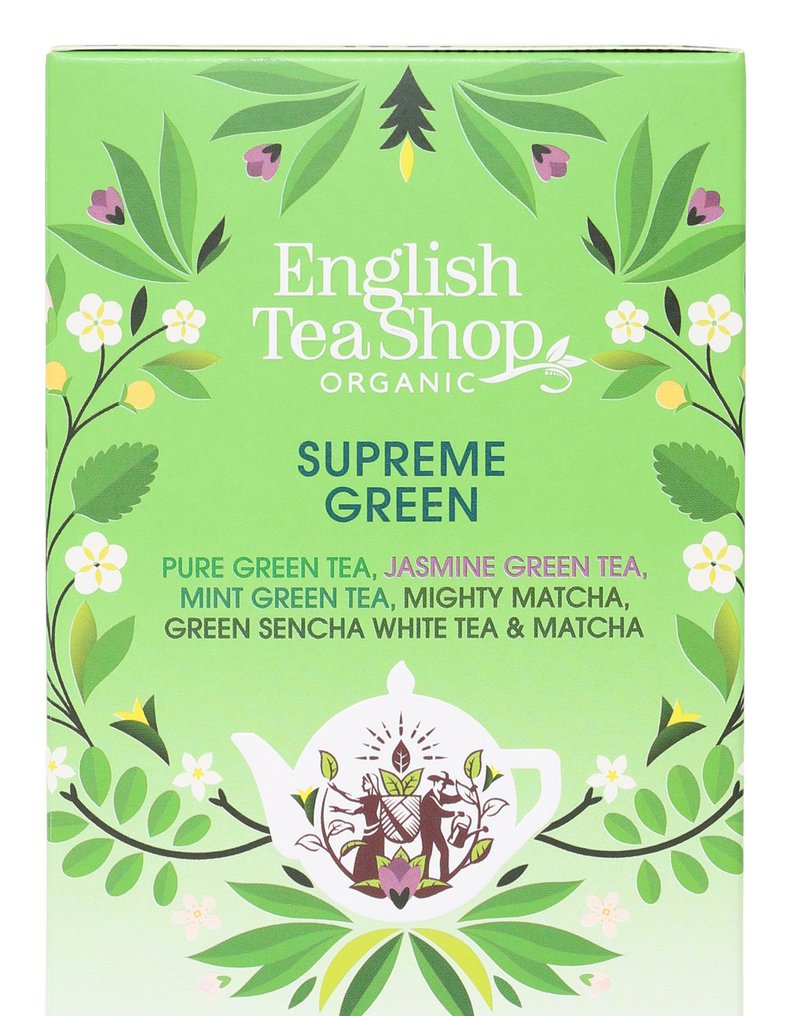 English Tea Shop, Herbata Mix Smaków, SUPREME GREEN, 37g