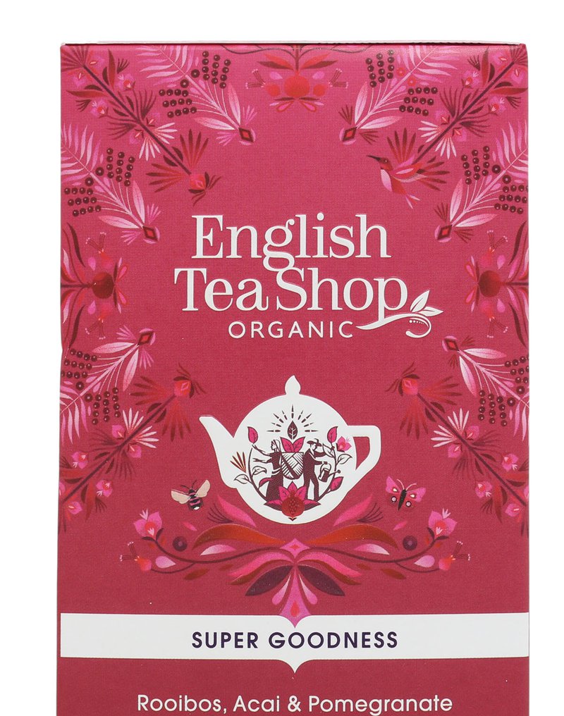 English Tea Shop, Herbata Rooibos, Acai & Pomegranate, 20 saszetek