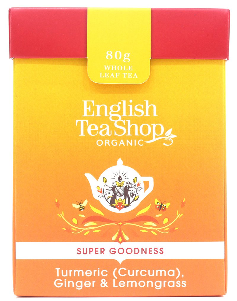 English Tea Shop, Herbata sypana, Turmeric, Ginger & Lemongrass, 80 g