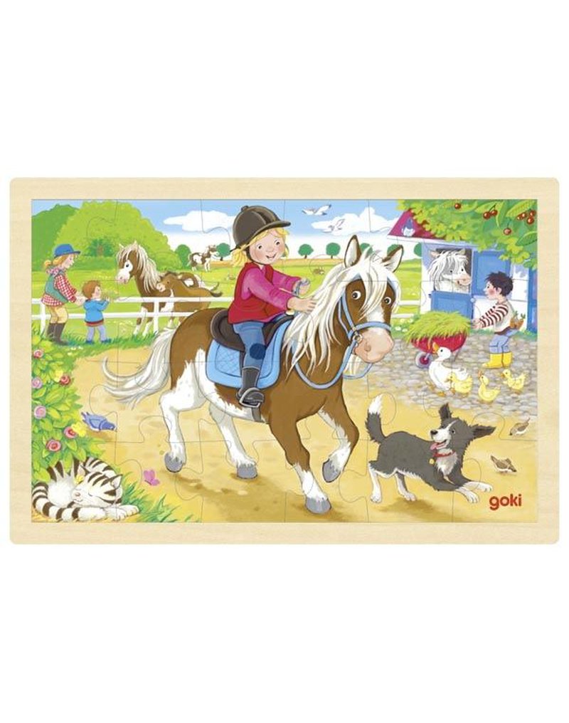 Goki - Puzzle kucyk na farmie