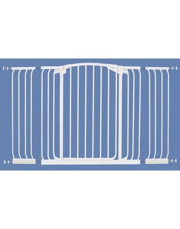 Dreambaby - Rozszerzenie bramki bezpiecz.Chelsea-27cm(wys. 1m)- białe(brąz.karton)