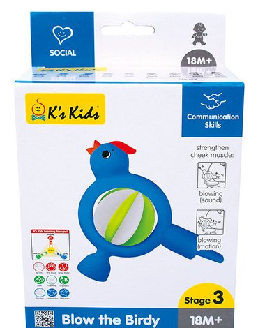 K's Kids First Developmental Toys - Zabawka edukacyjna - Gwizdek Ptaszek