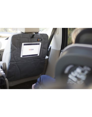 BeSafe akcesoria - Ochraniacz fotela samochodowego z kieszonką na tablet - antracyt