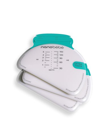 Nanobebe - Torebki do przechowywania mleka matki / pokarmu - 50 szt.