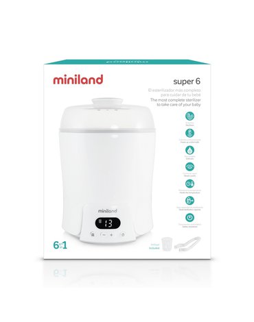 Miniland - Urządzenie wielofunkcyjne 6w1 Sterylizator/Podgrzewacz do butelek
