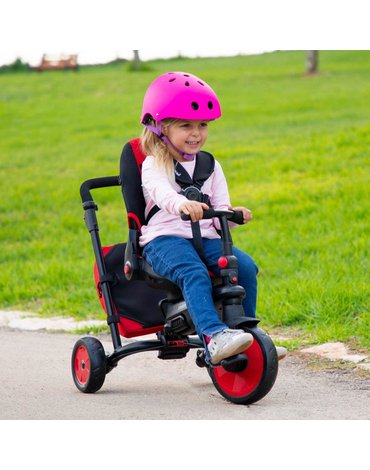 Składany rowerek dziecięcy/wózek Smart Trike 8w1 STR7 - czerwony
