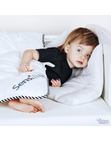 Babys Zone - Kołderka z poduszką dla dziecka SENSI COTTON 135x100