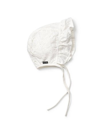 Elodie Details - Czapka Baby Bonnet - Embroidery Anglaise 3-6 m-cy