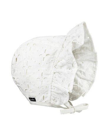 Elodie Details - Czapka Baby Bonnet - Embroidery Anglaise 6-12 m-cy