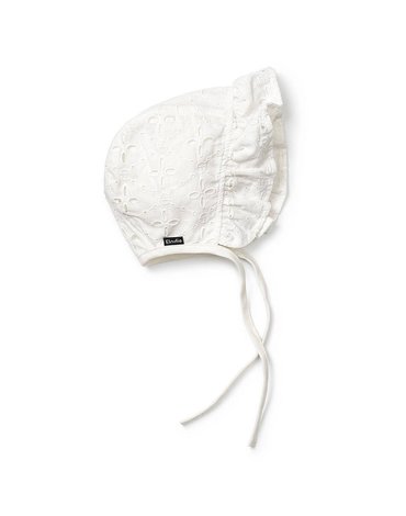 Elodie Details - Czapka Baby Bonnet - Embroidery Anglaise 6-12 m-cy