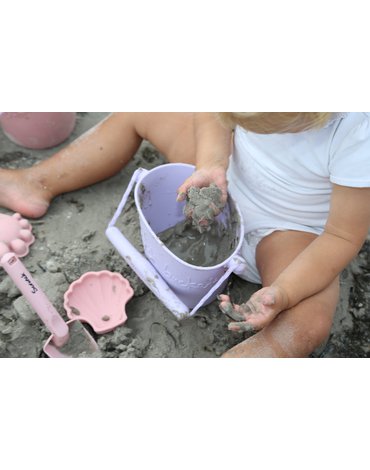 Funkit world - Składane wiaderko do wody i piasku Scrunch Bucket - Musztardowy