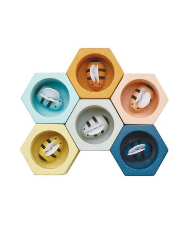 Plan Toys - Plaster miodu z pszczółkami - barwy sadu