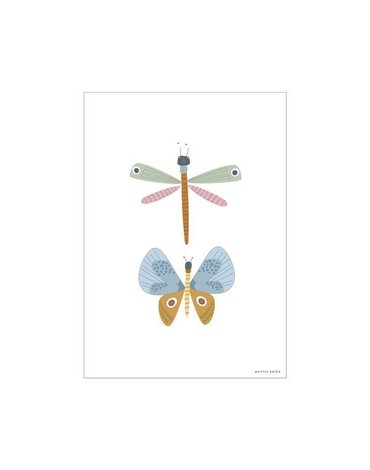 Little Dutch Plakat A3 - Motyle PW11011000