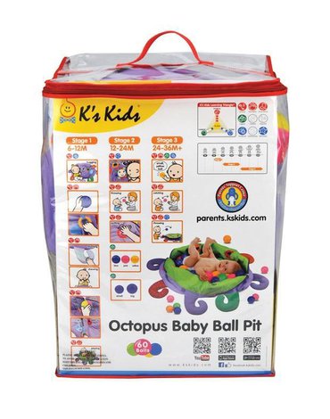 K's Kids - Ośmiornica z piłeczkami - fioletowa