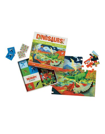 Crocodile Creek® - Memory i Puzzle Dinozaury 48 el.