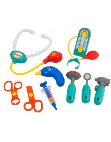 Miniland - zabawki edukacyjne - Zabawkowy zestaw małego lekarza w walizce