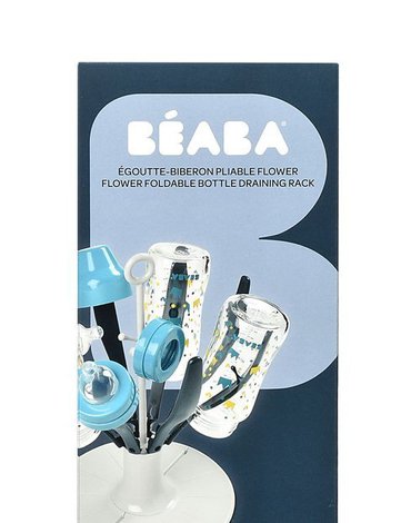Beaba Składana suszarka do butelek i smoczków Kwiat blue KOLEKCJA 2021
