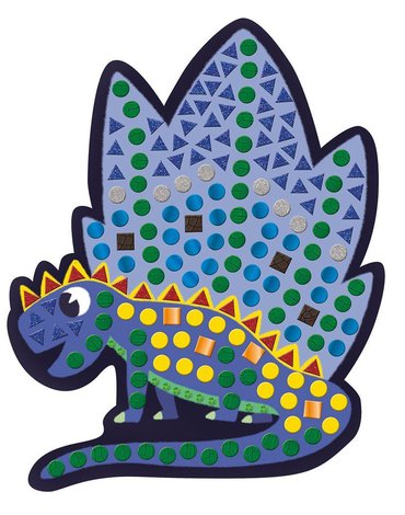 Zestaw kreatywny Mozaika Dinozaury 4+, Janod