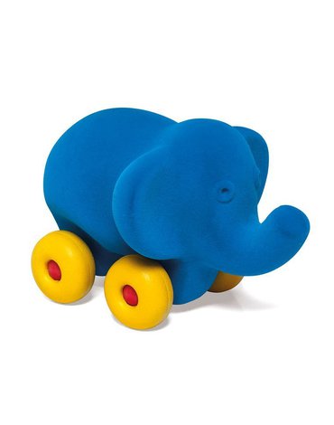 Rubbabu Słoń pojazd sensoryczny niebieski