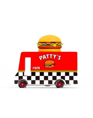 Candylab Samochód Drewniany Hamburger Van