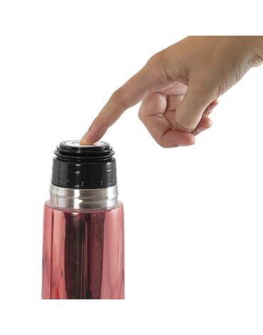 Miniland - Termos dla dziecka + butelka dla rodzica Deluxe 500ml - różowe