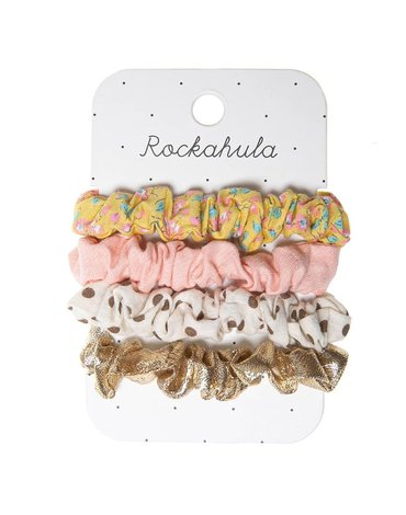 Rockahula Kids - 3 gumki do włosów Blossom Mini Scrunchies