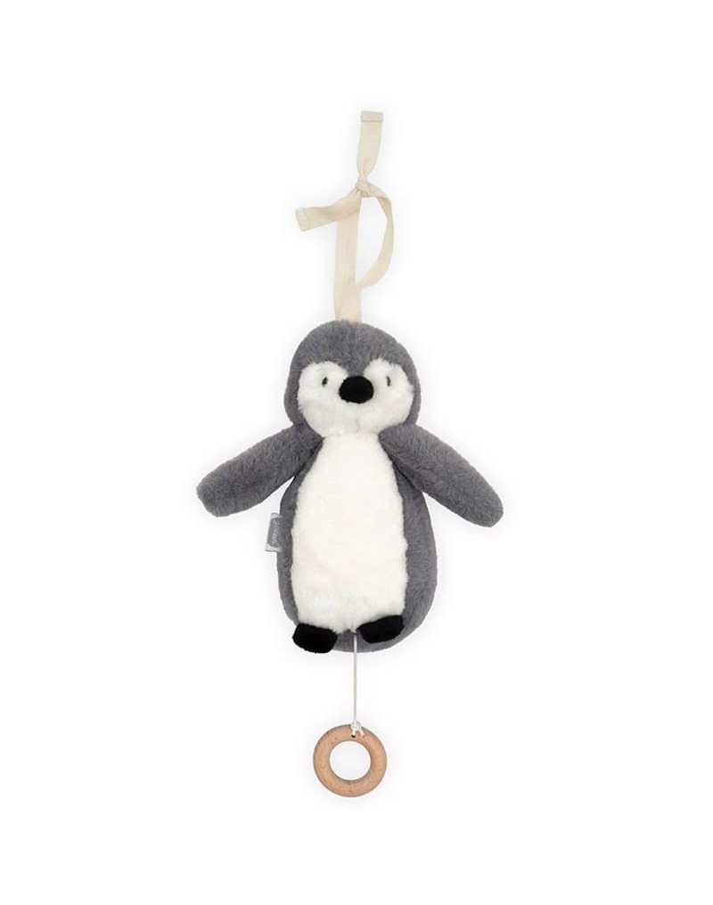 Jollein - Baby & Kids - Jollein - Pozytywka do usypiania Pingwin STORM GREY