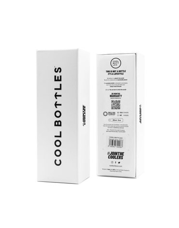 COOLBOTTLES - Cool Bottles Butelka termiczna 350 ml Triple cool Metallic Silver